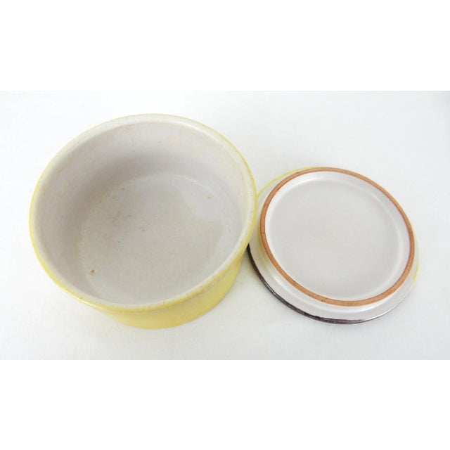 Mid 20th Century Yellow Raymor Bitossi Box With Floral Still Life For Sale - Image 11 of 12