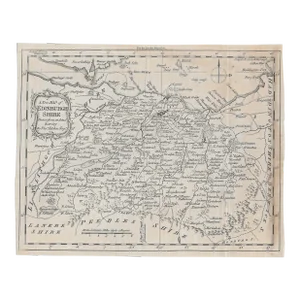 Antique Map of Edinburgh Shire by Thomas Kitchin