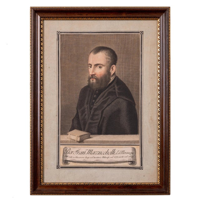 Carlo Lasinio (1759-1838) Four hand-colored engravings from Lasinio's Ritratti Originali de Pittori Esistenti Nella Reale...