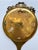 Sky Blue Stunning Large Antique French Champleve Brass Hand/Wall Mirror 19th Century 8x15.5” For Sale - Image 8 of 10