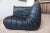 Black Leather Togo Corner Seat by Michel Ducaroy for Ligne Roset For Sale - Image 3 of 4