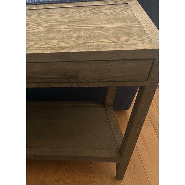 2020s Restoration Hardware French Contemporary Two-Drawer Console Table For Sale - Image 5 of 7