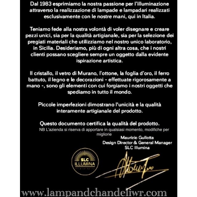 Queen Chandelier with 16 Lights on 2 Levels by MG Maurizio For Sale - Image 8 of 13