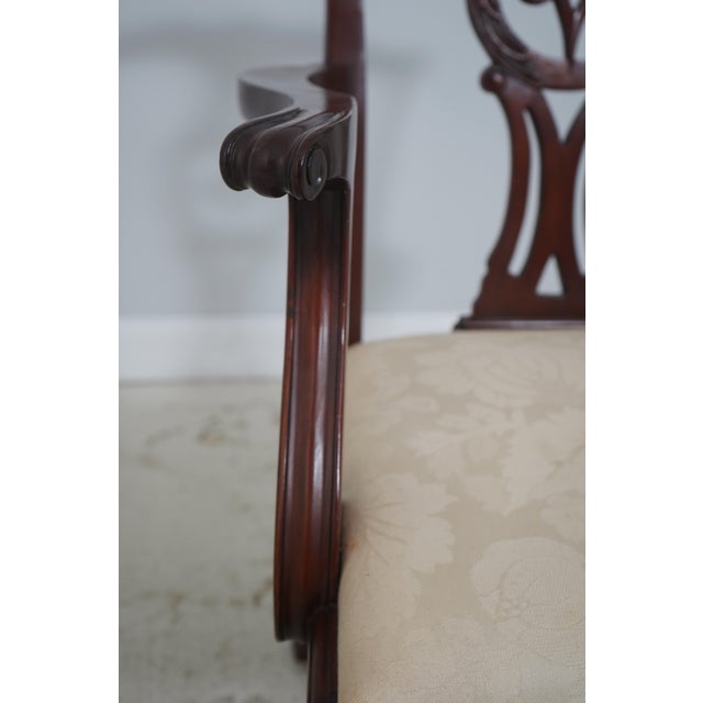 Set of 8 Baker Chippendale Clawfoot Mahogany Dining Chairs For Sale - Image 9 of 18