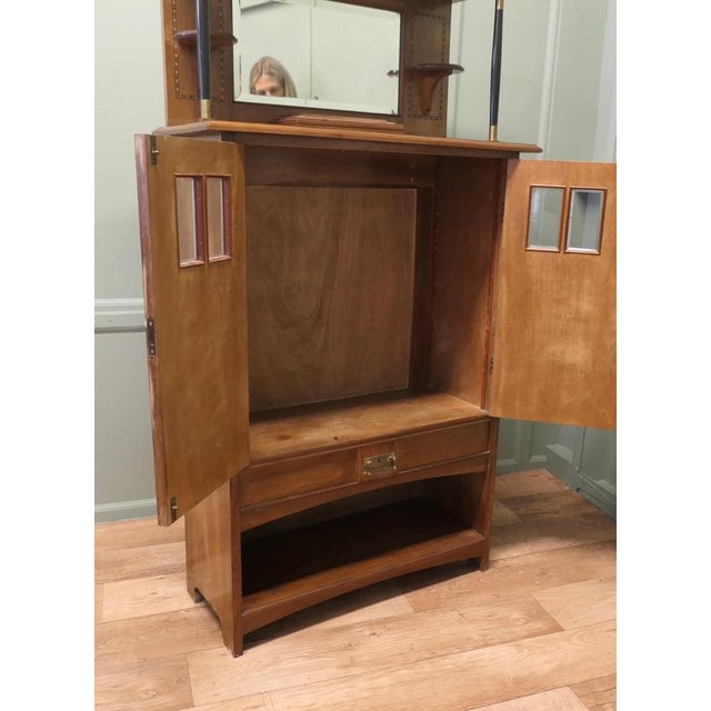 Stylish Secessionist Cocktail Display Cabinet, 1900 For Sale - Image 4 of 8