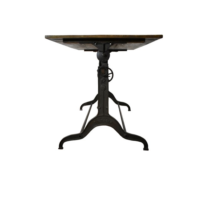 Cast Iron Adjustable Drafting Table Ca. 1900 Chairish