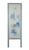 Large Chinese 20th-Century Cabinet With Blue and White Hand-Painted Flowers and Landscape Panels For Sale - Image 10 of 12