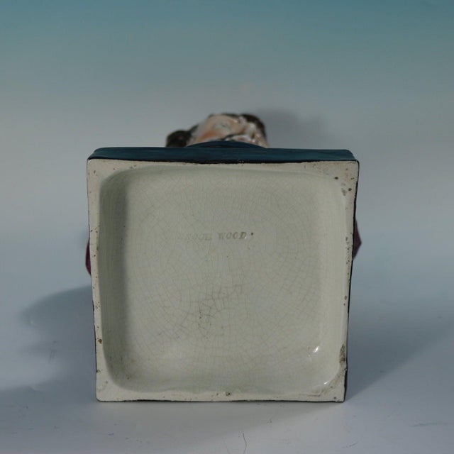 Victorian Staffordshire Pottery Bust of Plato For Sale - Image 10 of 15