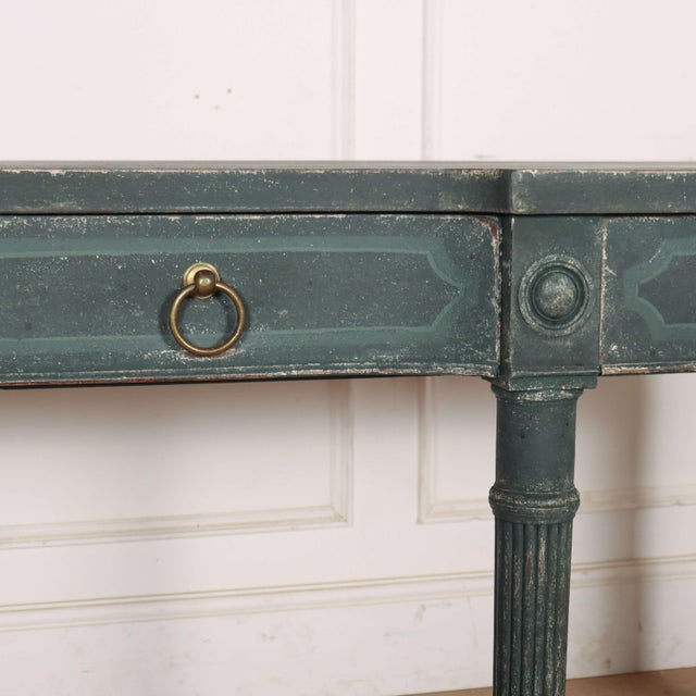 Green English Regency Console Table For Sale - Image 8 of 12