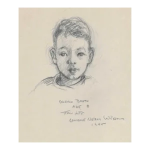 1945 Lawrence Wilbur Portrait of William Barth