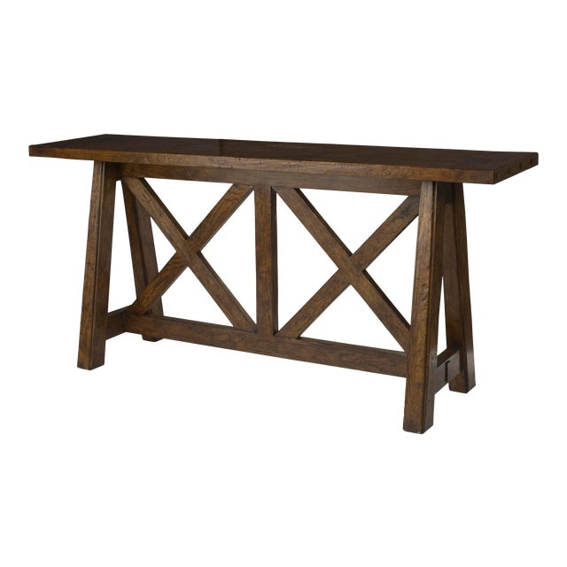 Century Furniture Marbella Small Tierra Console Table For Sale