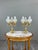 20th Century Three-Light Bronze Candelabra, Set of 2 For Sale - Image 11 of 11