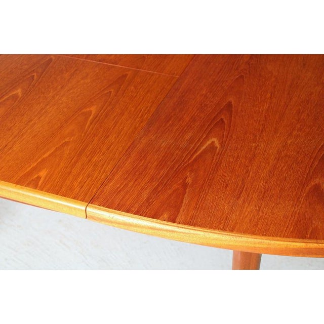 Mid-Century Oval Extending Teak Dining Table by McIntosh, 1960s For Sale - Image 14 of 15