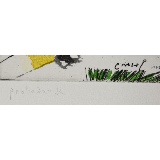 Armin Sandig, Small Contribution to the Production of Song, 1978, Etching For Sale - Image 3 of 10