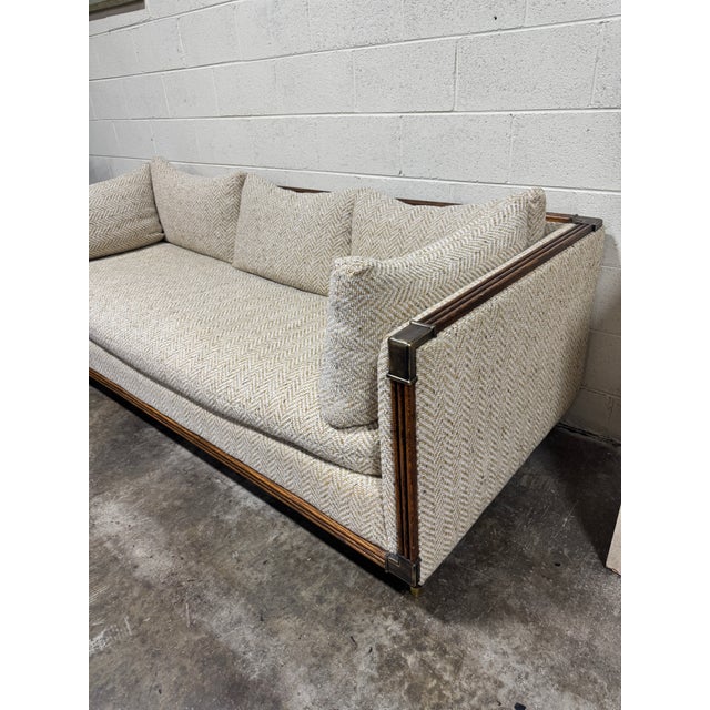 1970s Super Fly Mid Century Rowe Sofa For Sale - Image 5 of 9