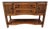 Modern Arts and Craft Style Cherry and Granite Top Sideboard Buffet For Sale