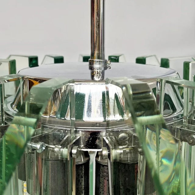 Silver Mid-Century Modern Italian Pendant by Max Ingrand for Fontana Arte, 1960s For Sale - Image 8 of 18