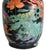 Vintage Mid-Century Chinese Famille Noire Baluster Vase Hand Painted Lotus and Koi Fish 14 Inch For Sale - Image 9 of 13