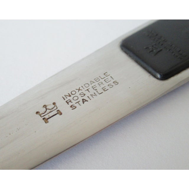 MId-Century Munchen, Germany Rostfrei Mfr. Stainless Oxi and Bake Letter Opener For Sale - Image 13 of 14