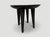 Andrianna Shamaris Minimalist Charred Round Side Table For Sale - Image 17 of 18