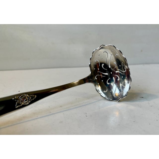 Sugar Sprinkle Spoon in Sterling Silver by F. J. Hingelberg, 1922 For Sale - Image 6 of 11
