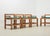Architectural Dining Chairs and Bench in Oak, Netherlands, 1980s, Set of 4 For Sale - Image 4 of 11