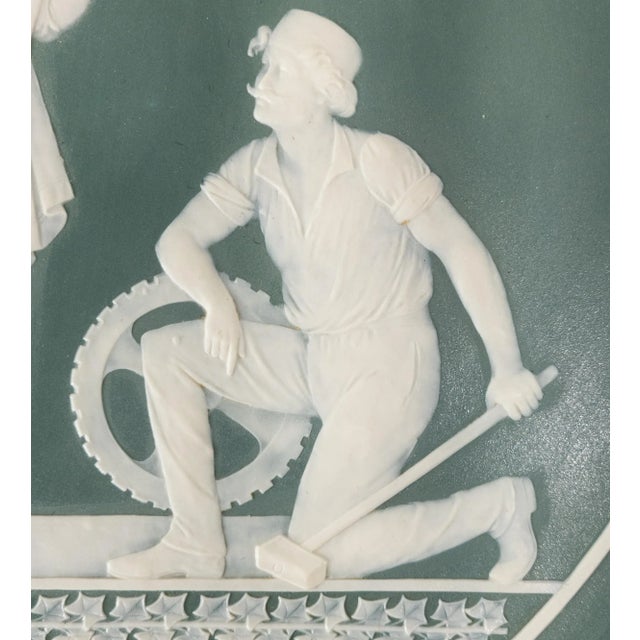 Neoclassical German Villeroy & Boch Mettlach 'Phanolith' Charger For Sale - Image 3 of 9