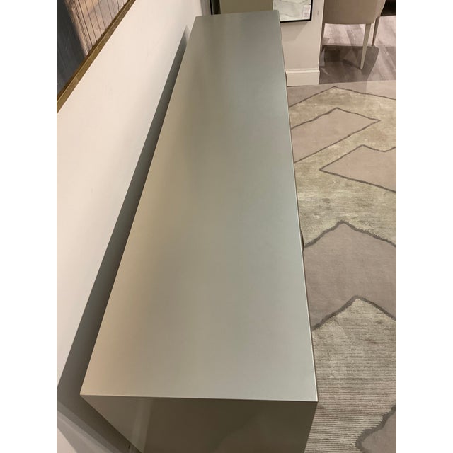 Off-white Caracole Modern Off-White Corinthian Sideboard For Sale - Image 8 of 12