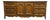 Drexel Furniture Cabernet Collection Solid Pecan French Provincial 78" Triple Door Dresser 306-134 For Sale