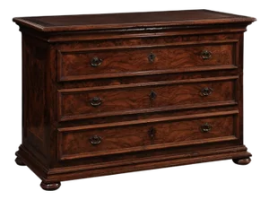 18th Century Italian Chest with Burl Veneer