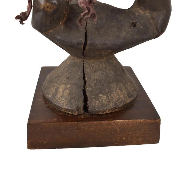 Early 20th Century Makonde Abstract Wood Carving on Custom Base Tanzania For Sale - Image 4 of 9