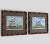 Ornamental & Decorative Materials Vintage Nautical Clipper Ship Color Foil Prints Framed in Faux Bamboo Frames- A Pair For Sale - Image 7 of 11