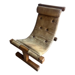 Mid-Century Modern Brutalist Easy Chair, Brazil, 1960s For Sale