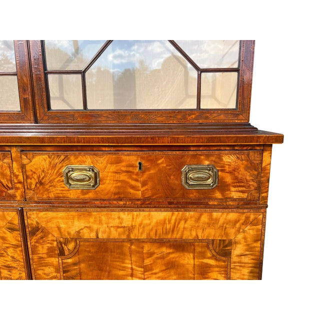 George III Satinwood Cabinet For Sale - Image 11 of 12