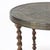 Charming antique side table from the 1920s with a beautiful twisted oak frame and an attractive brass top. The piece is in...