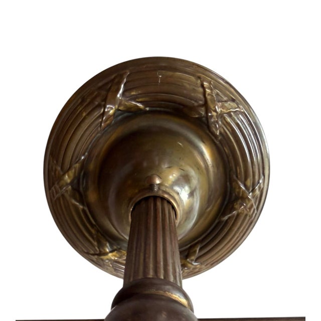 Antique Double Wall Sconce Completely Restored Original Patina For Sale In Los Angeles - Image 6 of 8