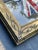 Vintage Silk British Parade Flag in Period Victorian Gold Leaf Frame For Sale - Image 4 of 8