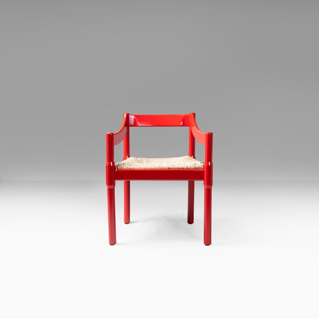 Mid 20th Century Vintage Carimate Chairs by Vico Magistretti for Cassina, 1959, Set of 12 For Sale - Image 5 of 13