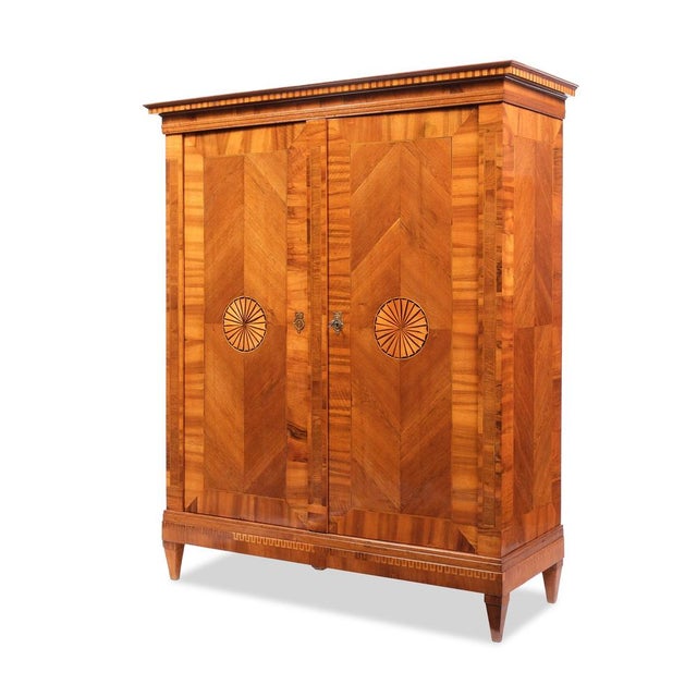 Walnut Wardrobe, Central Germany, 1790s For Sale - Image 9 of 9