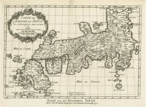 Antique Map of the Empire of Japan, 1752