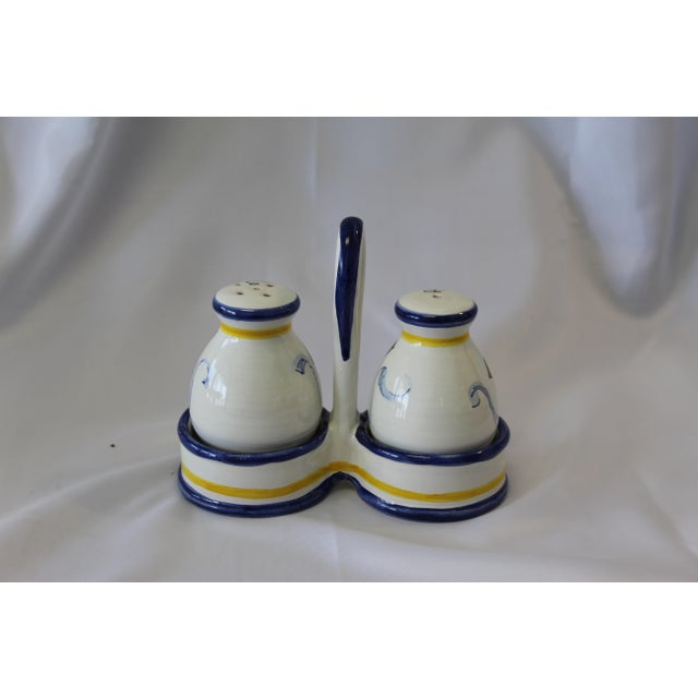 Vintage Italian Deruta Lemon Ceramic Salt and Pepper Shakers Chairish