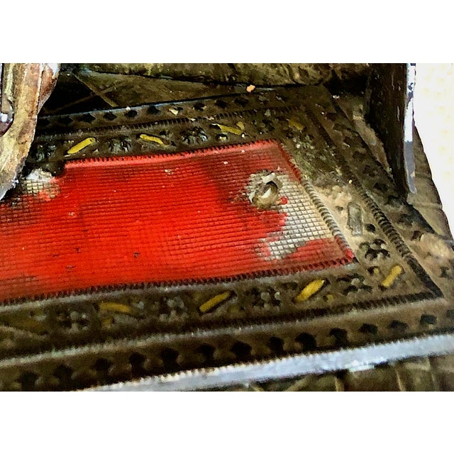 After Bergman, Cold-Painted Orientalist Market Stall Diorama Lamp For Sale - Image 9 of 10
