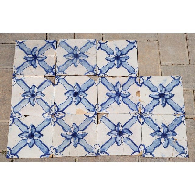 Circa: 18th Century. Country: Portugal. Material: Earthenware, Tin-glazed pottery. Item condition: Some repairs. Some...