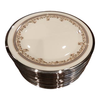 Lenox Lace Point China Bread Plates 12 For Sale