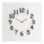 "Mocap" (White-Black) Illusionistic Wall Clock / Wall-Sculpture For Sale