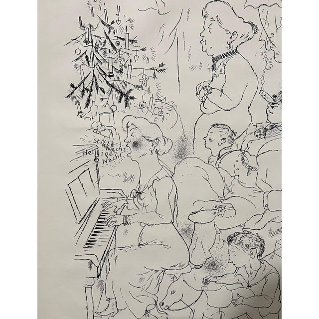 1920s George Grosz, Large George Grosz 1923 Lithograph Die Rauber German Expressionism Wpa Realism For Sale - Image 5 of 16