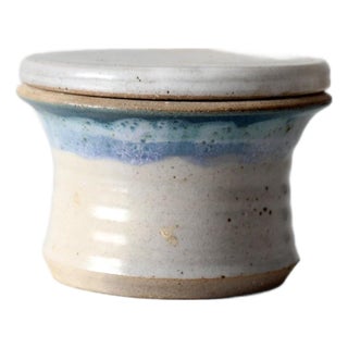 Vintage Handmade Studio Pottery Butter Keeper For Sale