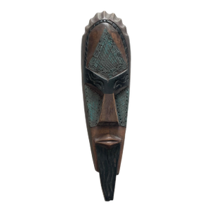 Vintage Hand Carved African Asante Mask