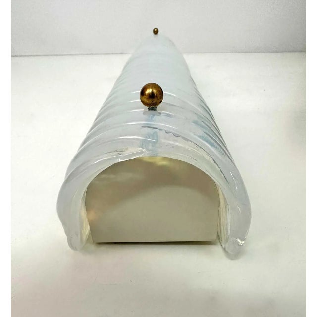 Modern Wall Applique in Iridescent Murano, 1980s For Sale - Image 7 of 8