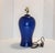Mid-Century Modern Vintage Mid-Century Modern Cobalt Blue Ceramic Table Lamp For Sale - Image 3 of 7